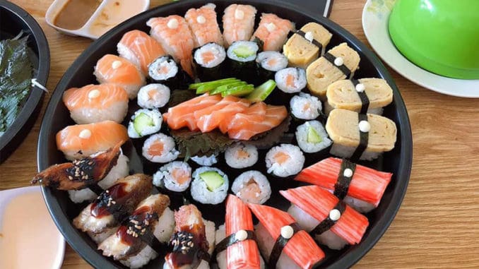 Sushi v Thajsku