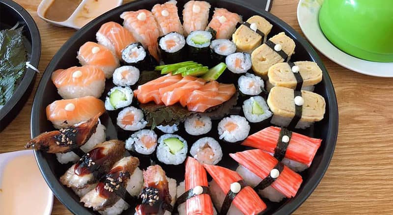 Sushi v Thajsku