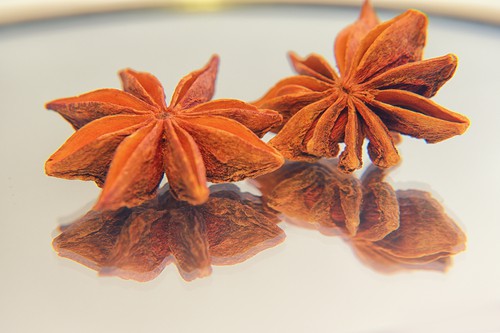 Star Anise (lat. Illicium verum). Spice badyan.