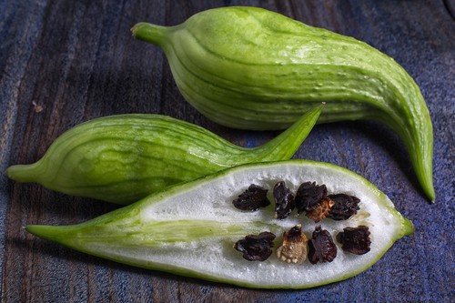 Ačokča fresh achocha closeup in Ecuador