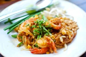 Thai style noodle , Pad thai