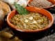 lentil soup on bowl