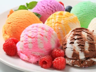 Assorted ice cream