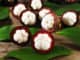 asian tropical mangosteen fruit