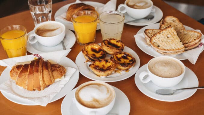 Typická portugalská snídaně se liší od zbytku světa. Káva má ale významnou roli