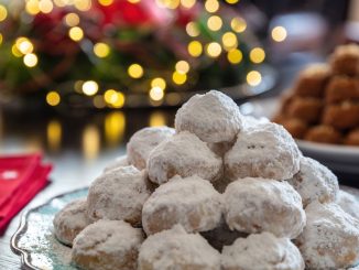 Kourabiedes: Tradiční řecké cukroví podávané nejen o Vánocích